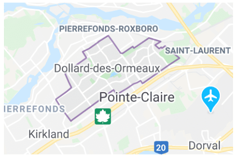 Carte Dollard-Des-Ormeaux